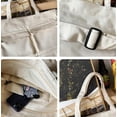 thumbnail image 6 of Kukuzhu Hobo Bag for Women Men Canvas Crossbody Shoulder Bag Large Totes Purses Shopping Handbag Satchels with Multi Pocket, 6 of 7