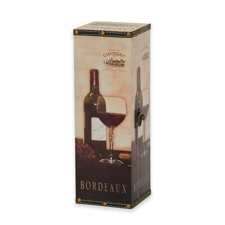 - Household Essentials Decorative Horizontal Wine Caddy, Gift Box Dcor