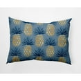 thumbnail image 2 of E by Design Pineapple Stripes Nautical Indoor/Outdoor Lumbar Throw Pillow, 2 of 4