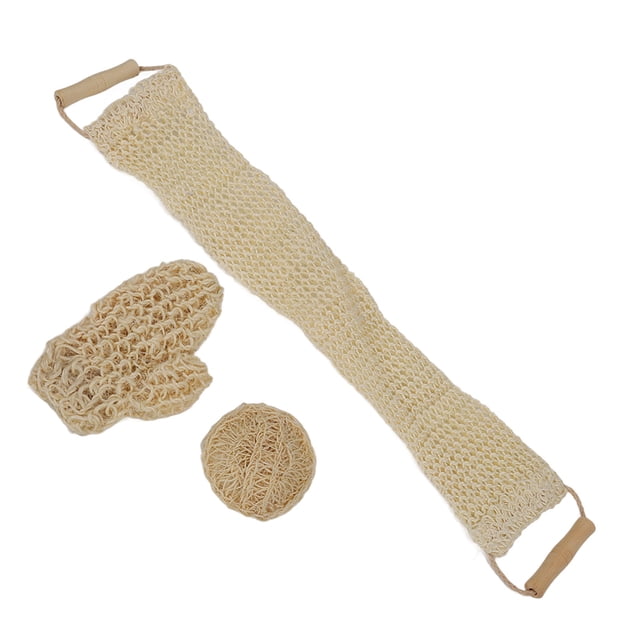 Set de Mugo de Ducha, 3pcs Body Spobber Masaje MasAJE de Limpieza Profunda Para El Binado