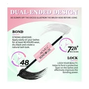 Aliver Lash Bond and Seal Cluster Lash Glue Upgraded 2 in 1 DIY Eyelash Extension Adhesive Glue, Super Strong Hold 72 Hours Waterproof
