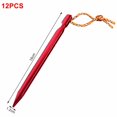 thumbnail image 1 of Tienda De Campaña De Aleación De Aluminio Para Exteriores, 12 Uds., Clavos Con Cuerda, Perfectos Para Acampar, Senderismo, Mochilero, Estacas Para Clavos Para Tienda A Prueba De Viento Sweethay OD008096-00, 1 of 7