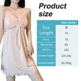 thumbnail image 2 of Camisón de encaje con escote en V para mujer, camisón sexy sin mangas para mujer, talla M-XL, 2 of 6