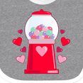 thumbnail image 4 of Inktastic Valentine's Day Gum-Ball Machine Boys or Girls Baby Bib, 4 of 4