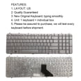 thumbnail image 3 of Tholdsy Teclados, diseño de EE. UU. en inglés, unidad de ensamblaje de red Qwerty, reemplazo de componentes de computadora para Pavilion dv7-1100 Cuadernos de escritura y cuadernos de bocetos, 3 of 5