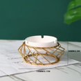 thumbnail image 2 of MIRACLE Ceramic Ashtray Hollow Out Detachable Ash Tray Desktop Decor Modern Geometric Ashtray For Home Office, 2 of 8