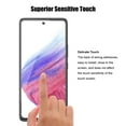 thumbnail image 3 of UZWZW (4+2) for Samsung Galaxy A53 5G (4 Pack) Tempered Glass HD Clear Screen Protector with (2 Pack) Camera Lens Protector, 3 of 7