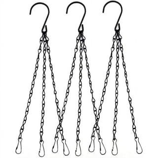 Chain Extension for Hanging Baskets, Planters, Powder Black, 36 Inches  Long, Strong Hold, 1 Unit - Ralphs