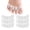 Clear, variant on Promifun Toe Separator Bunion Corrector Overlapping Toe Spacers Toes Straightener For Women&Men,6 Pack,Clear