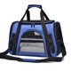 thumbnail image 1 of Bolsa de transporte para mascotas con correa para el hombro y tapete extraíble, portátil, de malla ventilada, para gatos, bolsa de viaje para perros Azul, 1 of 10