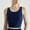 Dark Blue, variant on SMihono Sports Bras for Women Padded High Support Longline Seamless Workout Tank Top Yoga Bra Workout Exercise Sport Bra (Dark Blue XXL )