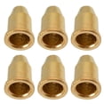 thumbnail image 1 of 6 piezas de buje de férus de puente de guitarra eléctrica Sunnimix Hierro para amantes de música Oro, 1 of 8