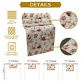 thumbnail image 6 of Table Runner Dresser Scarves 120 Inch Long,Farmhouse Maple Leaf Pumpkin Linen Dining Table Runners Thanksgiving Fall Plant Linen Tabletop Scarf for Wedding Holiday Party Kitchen, 6 of 9