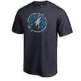 thumbnail image 2 of Men's Navy Minnesota Timberwolves Splatter Logo T-Shirt, 2 of 3