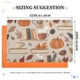 thumbnail image 6 of Yayeee Doormat for Indoor Entrance 32" x 20" Non Slippery Floor Rug, Fall Acorns Pattern, 6 of 8