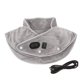 thumbnail image 1 of Envoltura eléctrica para el cuello con calefacción, almohadilla térmica gris para almohadilla térmica, envoltura para el cuello con calefacción, materiales ecológicos, 1 of 8