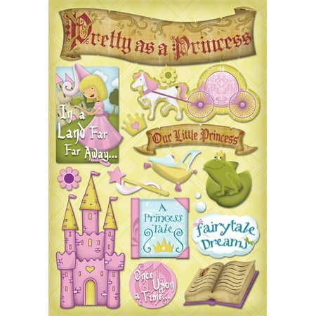Karen Foster Birthstone Brads - Design Acid and Lignin Free Scrapbooking Sticker Sheet, A Princess Tale By KAREN FOSTER