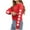 Red, variant on Kids Girls Crop Tops Cute Daisy Pinted Long Sleeve Tee Shirts Fashion Casual Loose Fit Crewneck Pullover Sweatshirt Tops 4-13 Years