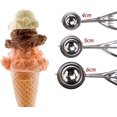 thumbnail image 5 of Cuchara para helado: juego de cuchara para helado, gatillo para cuchara para helado de acero inoxidable que incluye tamaño pequeño (1,57 pulgadas), tamaño mediano (1,96 pulgadas), tamaño grande (2,3 TUNC Sencillez, 5 of 5
