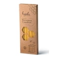thumbnail image 3 of Hyoola, 9 Inch x 1/4 Handmade All Natural Beeswax Taper Candles - Yellow Unscented (50 Pack), 3 of 6