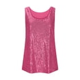 thumbnail image 3 of Tiijoy Girls Glitter Sequins Tank Top Party Dance Sleeveless Shirt, 3 of 5