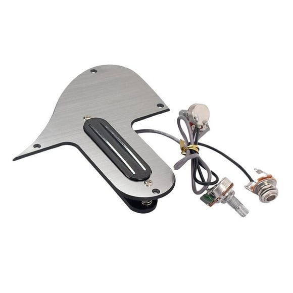 Golpeador de guitarra de mandolina CUTICAT con Potenciómetros A500k B500k 6.35mm plateado