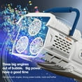 thumbnail image 3 of Bubble Machines -Automatic Bubble Blower Toys with Lights for Age 3+ Outdoor Birthday Gifts-Orange, 3 of 8