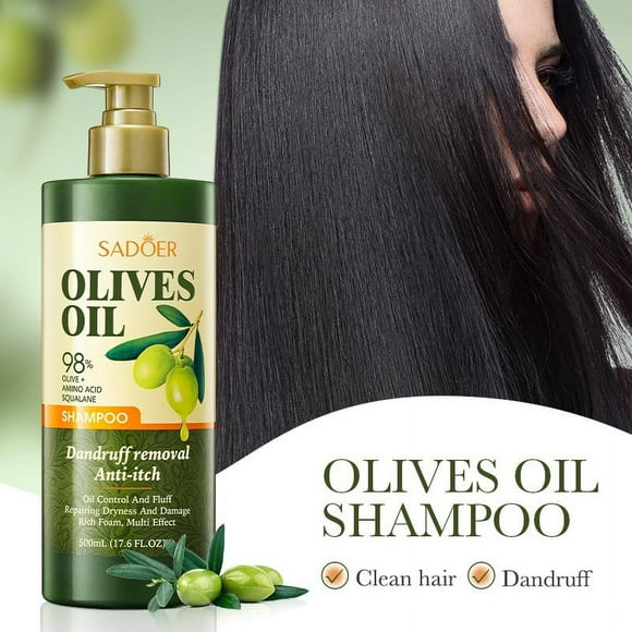 Pstuikys Hair Care Products Clearance,Olive Oil,Nourishing Dandruff Shampoo Supple Dandruff Shampoo