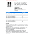 thumbnail image 2 of Front and Rear Shock Strut Coil Spring Sway Bar Link Kit - Compatible with 2007 - 2013 Chevy Silverado 1500 2008 2009 2010 2011 2012, 2 of 2