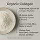 thumbnail image 4 of Péptidos de colágeno orgánico Sports Research® - Polvo de proteína de colágeno hidrolizado tipo I y III obtenido de forma sostenible de bovinos alimentados con pasto - Sin sabor, certificado orgánico, 4 of 5