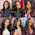 thumbnail image 6 of Bundles with Closure 12-30Inch Body Wave Brazilian Virgin Hair Weave 3 Bundles with 4x4 Lace Closure, 6 of 6
