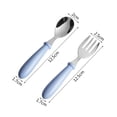 thumbnail image 2 of Stainless Steel Kids Forks - Safe Toddler Utensils, Children's Silverware Set (2pcs), 2 of 4