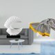 thumbnail image 2 of Manta tejida ondulada, estatua, adorno de escritorio, obra de arte delicada, regalo, escultura abstracta, figura de resina a rayas, suave y cálida, de, 2 of 8