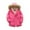 Rose Red, variant on Esaierr Kids Toddler Boys Girls Thicken Hooded Coats Jackets,Puffer Padded Jacket 2-7T Windproof Jacket Baby Fleece Winter Warm Snow Clothes Outwear for Toddler