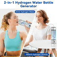 thumbnail image 6 of Hydrogen Water Bottle Generator, 2 in 1 Hydroh Hydrogen Water Bottle with SPE/PE, 6 of 7