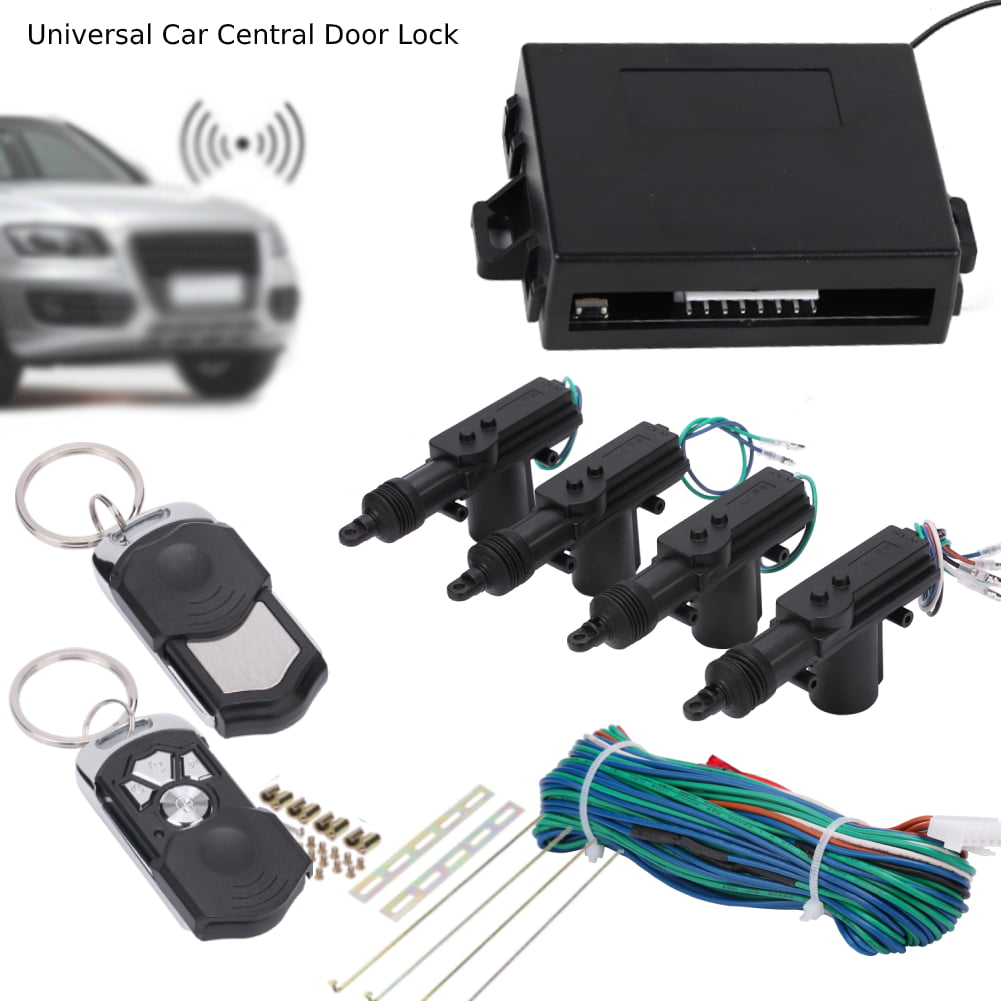 Universal 4 Door Car Central Power Door Lock /Unlock Remote Kit 2 Keyless Entry