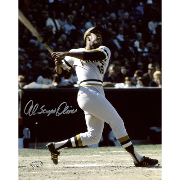 Al Scoops Oliver Autographed 8X10 Photo Pittsburgh Pirates MCS Holo 208934