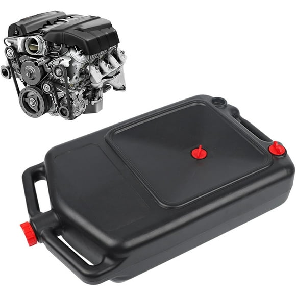 FYBTOF Oil Change Pan 15L Car Engine Oil Receiver Fluid Drain Pan Oil Drain Pan Wast Engine Oil Collector Tank Gearbox Oil Trip Tray Large Capacity for Car Maintenance,Engine Oil,Cooling Liquid-4309