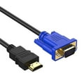thumbnail image 3 of 24K Gold-plated Hdmi Male To Vga Cable A/V Receivers Video Black Durable Useful, 3 of 8