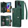 thumbnail image 1 of Case for Samsung Galaxy A21S Magnetic Leather Zipper Wallet Cover Card Holder, 1 of 5
