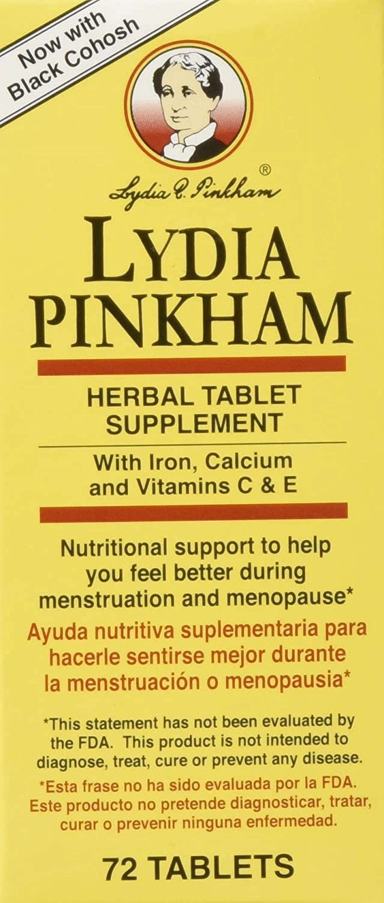 4 Pack - Herbal Tablet Supplement 72 Tablets