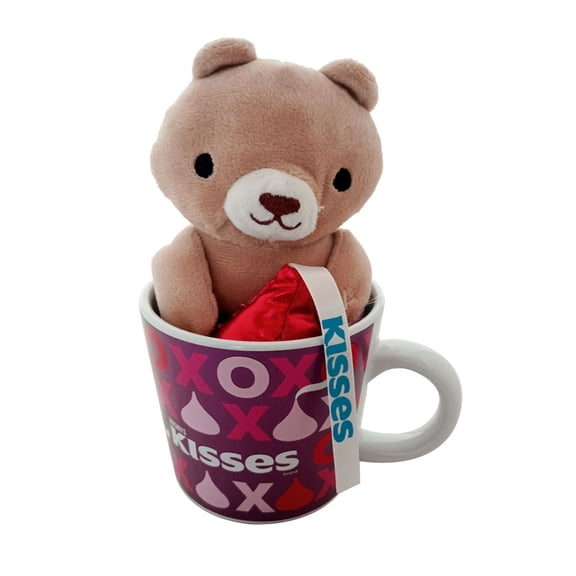Hershey's Kisses Plush in a Mug Bear Gift Set Valentine's Day
