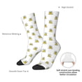 thumbnail image 4 of Logiee Rubber Duck Showe Print Adult Socks for Men & Women,Calf Socks, Ankle Socks,Boots Socks,Breathable Casual Sock,Unisex Crew Socks, 4 of 6