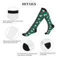 thumbnail image 5 of Lsque Gingerbread Snowman Cookies Pattern Sport Compression Socks for Men & Women 15-20 mmHg Knee High Nurse Pregnant Running Medical and Travel Athletic, 5 of 6