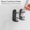 thumbnail image 5 of 4 Paquetes de Portacepillos de Dientes EléCtrico, Portacepillos de Dientes EléCtrico Negro Portacepillos de Dientes EléCtrico Soporte Montado en la Pared-A, 5 of 5