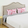 thumbnail image 5 of Ryvnso Satin Pillowcase Loving Pink Pillow Cases Standard Size 40x20in, 5 of 6