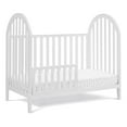 thumbnail image 3 of Delta Children Milano 4-in-1 Convertible Crib - Greenguard Gold Certified, Bianca White, 3 of 11
