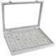thumbnail image 1 of Ring Display Case Organizer Box with Transparent Lid 100 Slot Ring Holder Showcase For Store Display Jewelry Show Home Ring Organizer For Jewelry Ring, 1 of 4