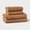 Light Brown, variant on Quick Dry Ribbed Bath Towel Set - Cotton Terry, Midweight 450-550 GSM, Machine Washable