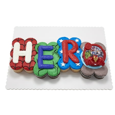 Avengers Cupcake Cake